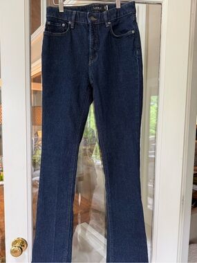 RALPH LAUREN GUC Dark Wash Straight-Leg Jeans SZ 4
